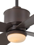 52" Strata 4 Blade Outdoor Ceiling Fan with Remote - Galvanized