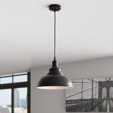 Girouard 1-Light Inverted Pendant-Black