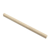 Georgia 12" x .75" Travertine Pencil Rail Tile Trim in Mediterranean Ivory