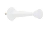 The Hillman Group 852341 3-Inch Rigid Door Stop Square Type, White (2 Pack)