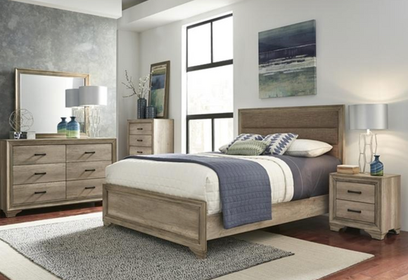 Liberty Furniture Sun Valley Queen Upholstered Bed And Footboard