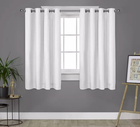 andish Solid Room Darkening Thermal Grommet Curtain Panels 52