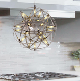 Alsy 40-Watt Chrome Finish Integrated LED Mini Pendant