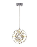 Alsy 40-Watt Chrome Finish Integrated LED Mini Pendant