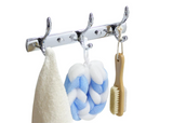 Modona Large Triple Towel and Robe Hook, Polished Chrome