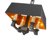 Bradley 4-Light Semi Flush Mount