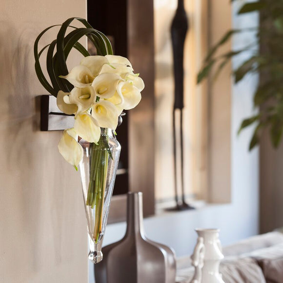 Wall Sconce Amphora Vase-Clear