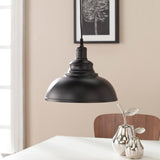 Girouard 1-Light Inverted Pendant-Black