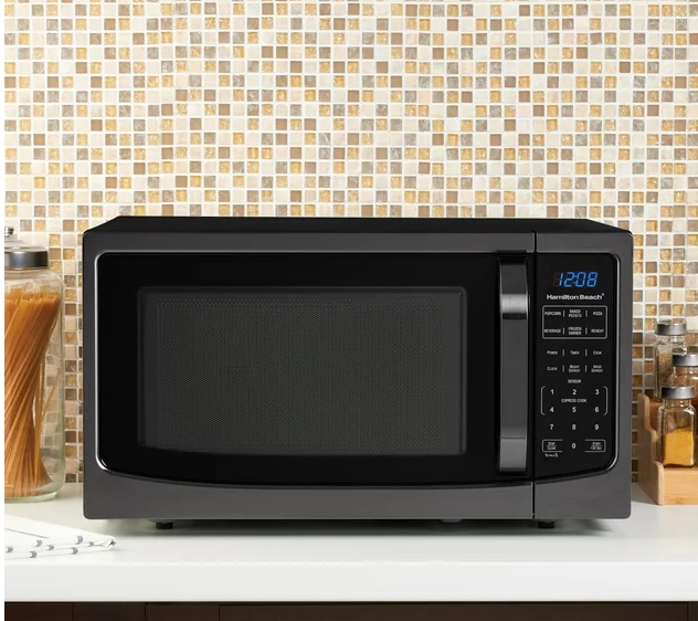 Hamilton beach deals black microwave