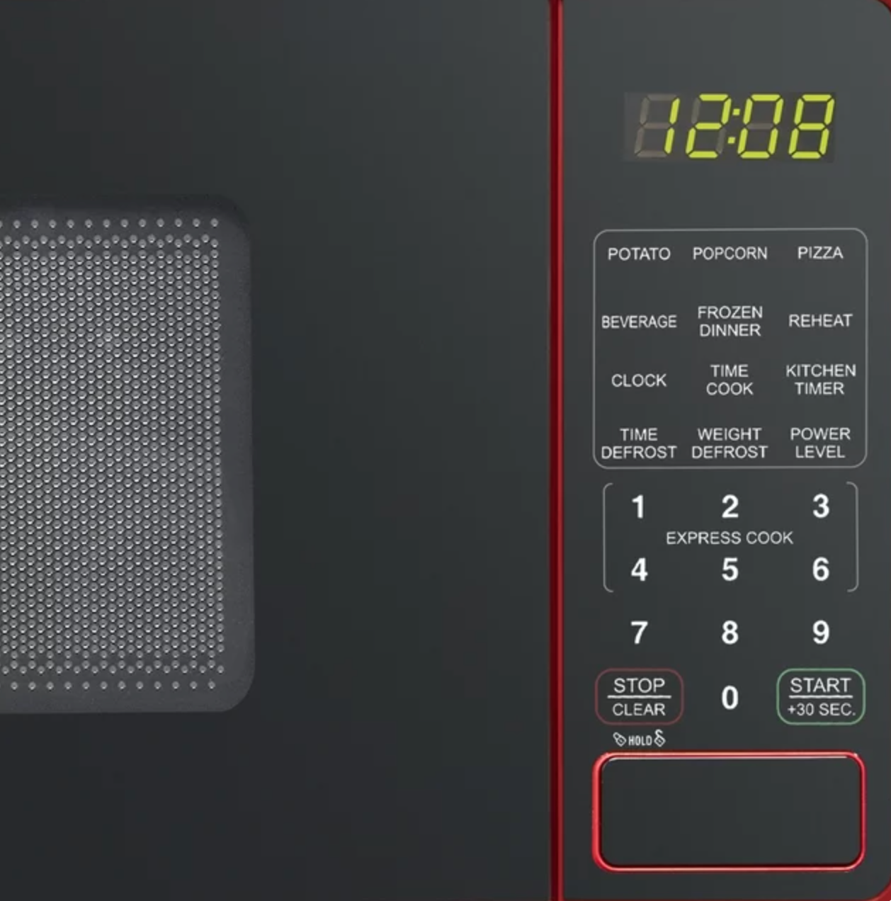 Mainstays red microwave deals