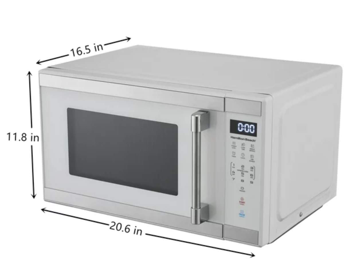 Hamilton Beach 1.1 cu. ft. Countertop Microwave Oven, 1000 Watts