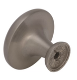 Amerock Nature's Splendor 1 5/16" Diameter Mushroom Knob - Satin Nickel