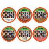 Double Donut Decaf Coffee Variety Pack-6 Traditional Flavors-72 pods