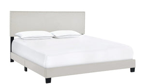Hillenbrand Upholstered Standard Bed-King-Fog