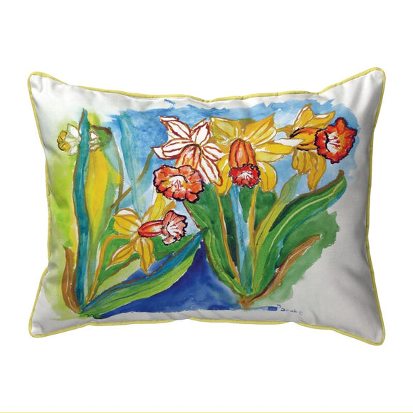 Daffodils Indoor/Outdoor Lumbar Pillow-Large