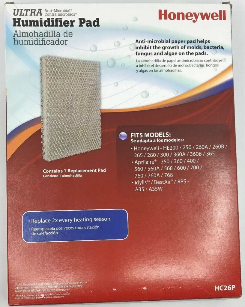 Honeywell HC26P1002 Whole House Humidifier Pad