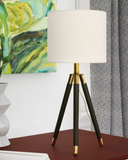 Besse 23.25" Brown Tripod Table Lamp