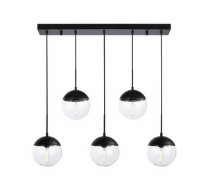 Elegant Lighting LD6081BK - Pendants Indoor Lighting