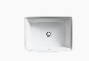 Kohler K-2355-0 Archer 17-5/8" Undermount Bathroom Sink with Overflow - White