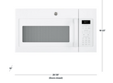 GE - 1.7 Cu. Ft. Over-the-Range Microwave with Sensor Cooking - White *Mounting System is Broken*