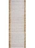 nuLoom Flatweave Solid Tassel Amalia Grey Rug, 2'6"x8'