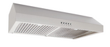 Presenza 30in. Under Cabinet Ducted Range Hood, Stainless Steel