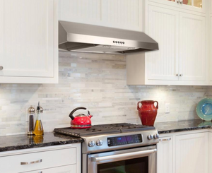 Presenza 30 in. Under Cabinet Range Hood in Stainless Steel with LED Light