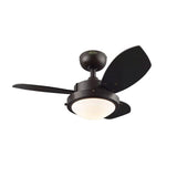 Westinghouse Wengue 30" Indoor Reversible Blade Ceiling Fan, Espresso/ Dark Cherry